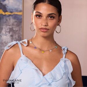 Park Lane Avery Necklace - Multicolor Butterfly Necklace